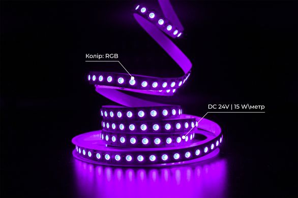 Світлодіодна LED стрічка PROLUM™ 24V; IP20; 5050\120; Series "SG" 350010 купити в Харкові, Україні: ціна, відгуки, характеристики