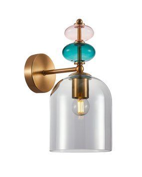 Бра, настенный светильник Italux WL-30263-1B-BRO-SG E27 1x40W IP20 разноцветный WL-30263-1B-BRO-SG купить в Харькове, Украине: цена, отзывы, характеристики