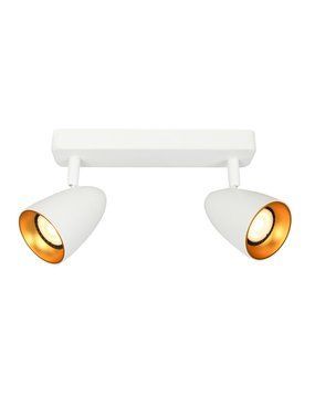 Світильник поворотний, спот Italux SPL-36748-2-WH-GD Tino GU10 2x10W IP20 білий SPL-36748-2-WH-GD купити в Харкові, Україні: ціна, відгуки, характеристики