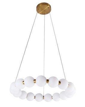 Підвісний світильник, люстра Goldlux Perla LED 1x40W 4000K 5200Lm IP20 золотий 338242 338242-PLX купити в Харкові, Україні: ціна, відгуки, характеристики