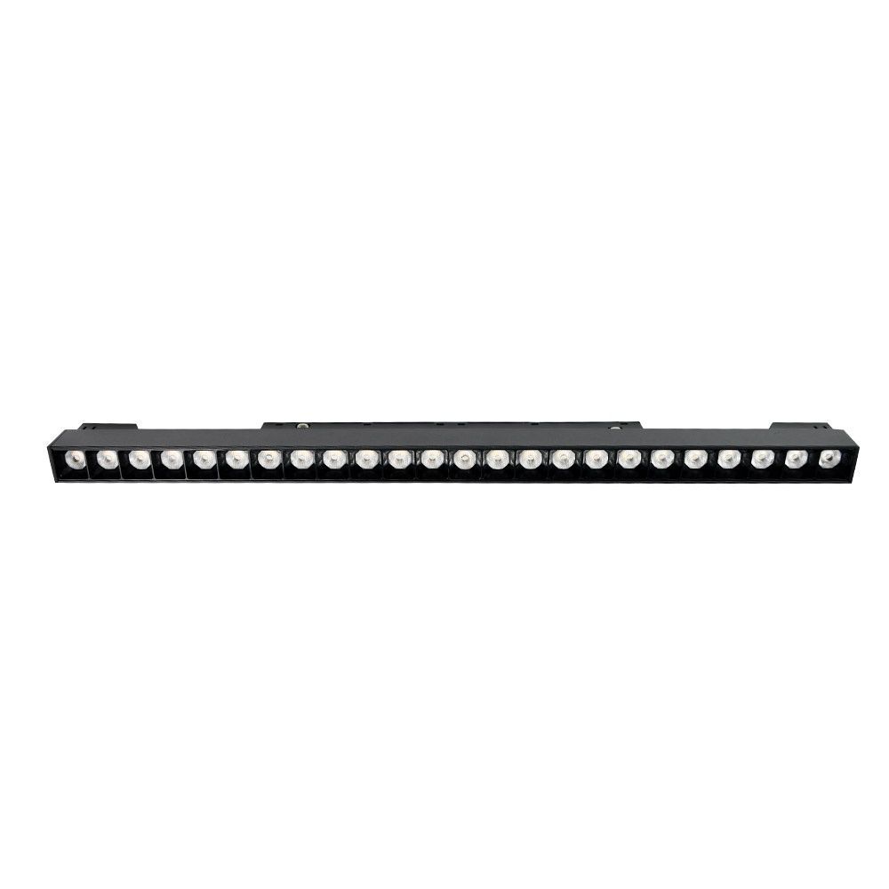 Магнітний трековий світильник PROLUM&trade; M20; 12W; 48V; Чорний SERIES "GR"; CCT TuyaSmart 741011 купити в Харкові, Україні: ціна, відгуки, характеристики