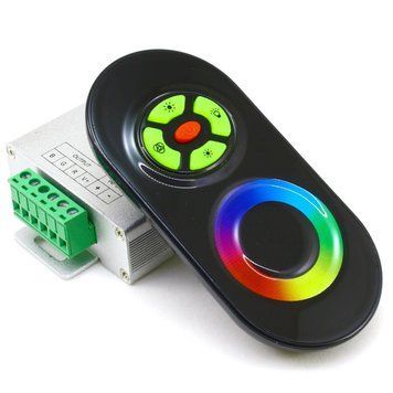 Контролер RGB PROLUM (RF; 5K; сенсорний; 18A; ЧИП; Чорний) 402003 купити в Харкові, Україні: ціна, відгуки, характеристики