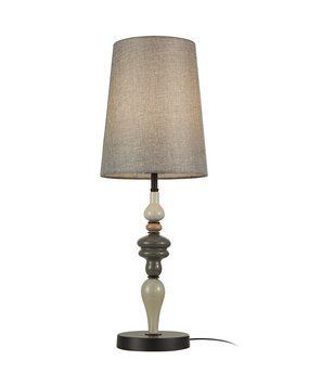 Настольная лампа Italux TB-22374A-BK Nerom E27 1x60W IP20 серая TB-22374A-BK купить в Харькове, Украине: цена, отзывы, характеристики
