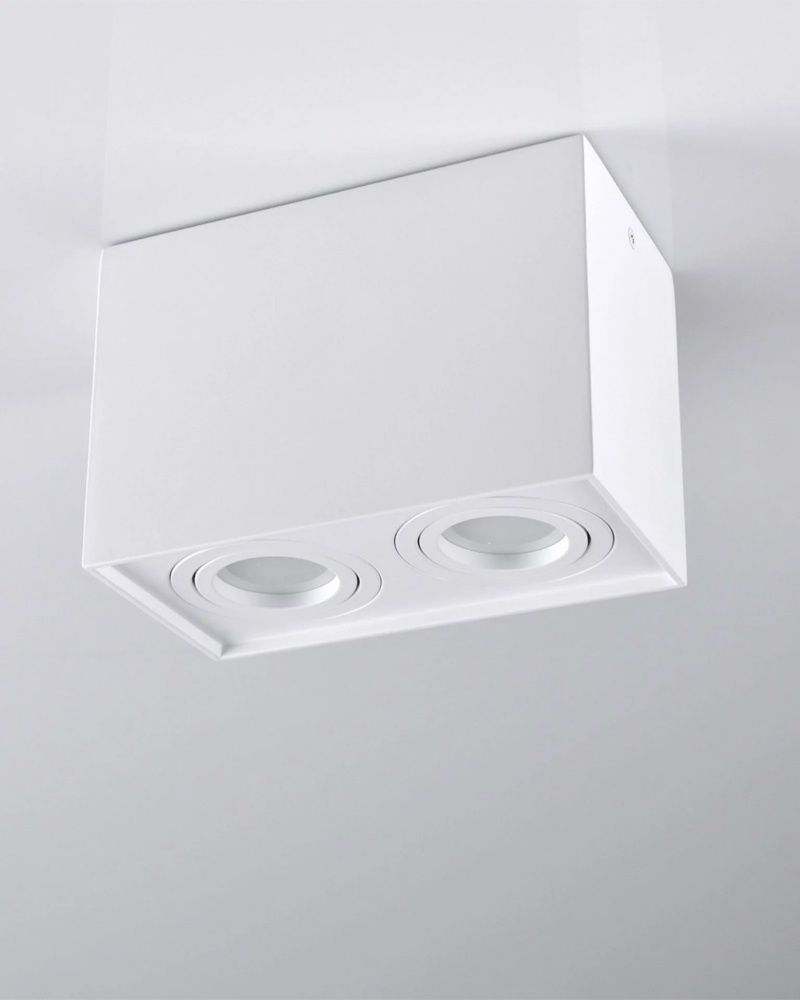 Точковий світильник Goldlux Hadar Q2 GU10 2x10W IP20 білий 313133 313133-PLX купити в Харкові, Україні: ціна, відгуки, характеристики