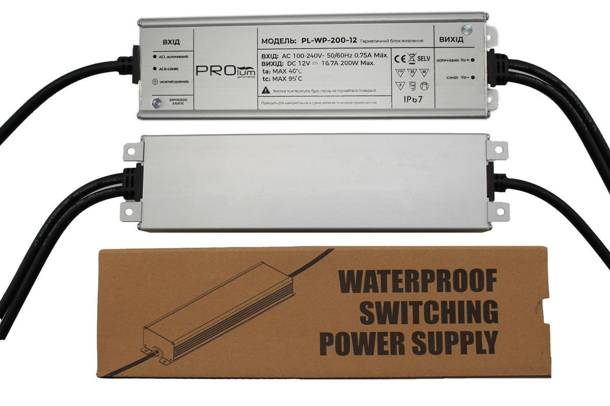 Блок живлення PROLUM&trade; 12V "WPS" 223013 купити в Харкові, Україні: ціна, відгуки, характеристики
