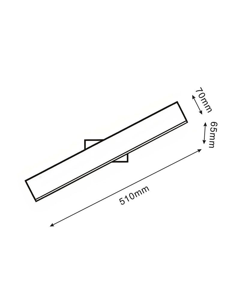 Бра, настенный светильник Goldlux Bernadetta LED 1x10W 4000K 1250Lm IP20 белый 333841 333841-PLX купить в Харькове, Украине: цена, отзывы, характеристики