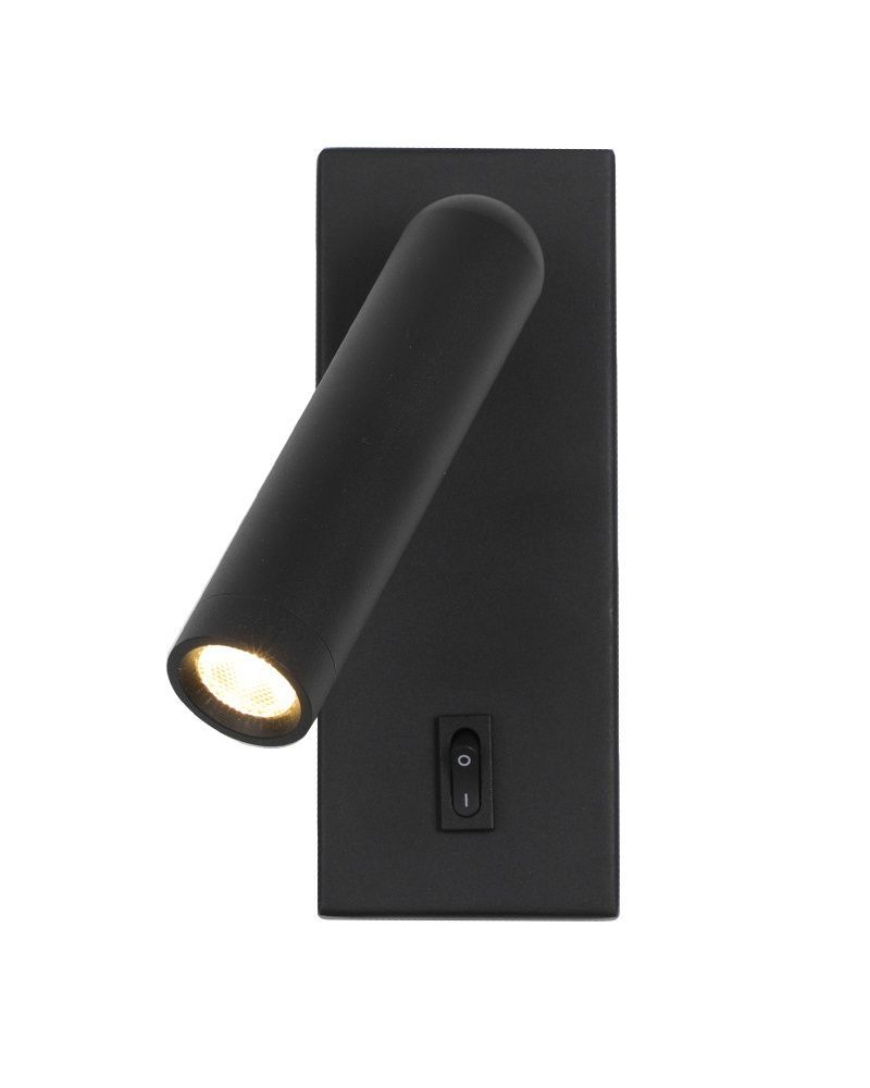 Бра, настінний світильник Italux WL-46376-1-BK Nova LED 1x2.5W 3000K 153Lm IP20 чорний WL-46376-1-BK купити в Харкові, Україні: ціна, відгуки, характеристики