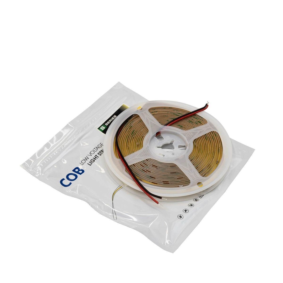 Світлодіодна LED стрічка PROLUM&trade; 24V; СОВ; 480 LED; IP20; Series "S" 350065 купити в Харкові, Україні: ціна, відгуки, характеристики