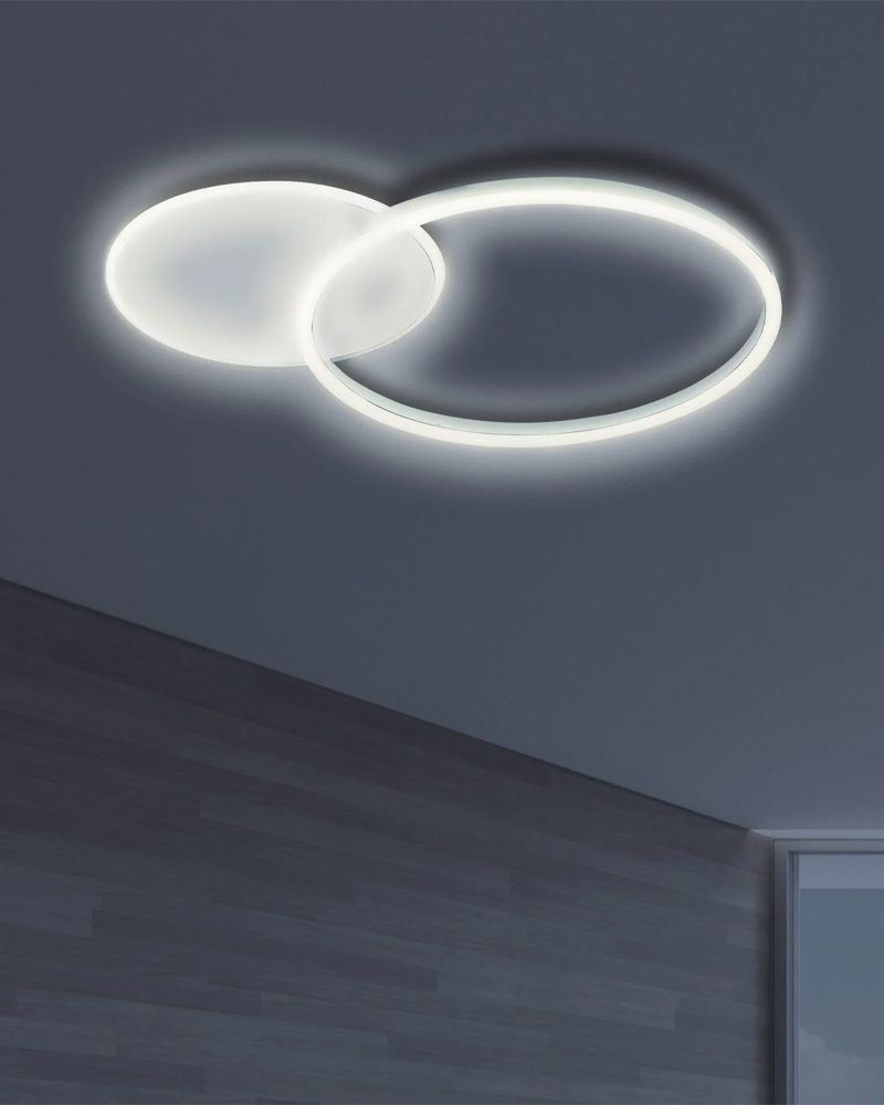 Люстра Goldlux Roman LED 1x33W 4000K 2700Lm IP20 біла 328458 328458-PLX купити в Харкові, Україні: ціна, відгуки, характеристики