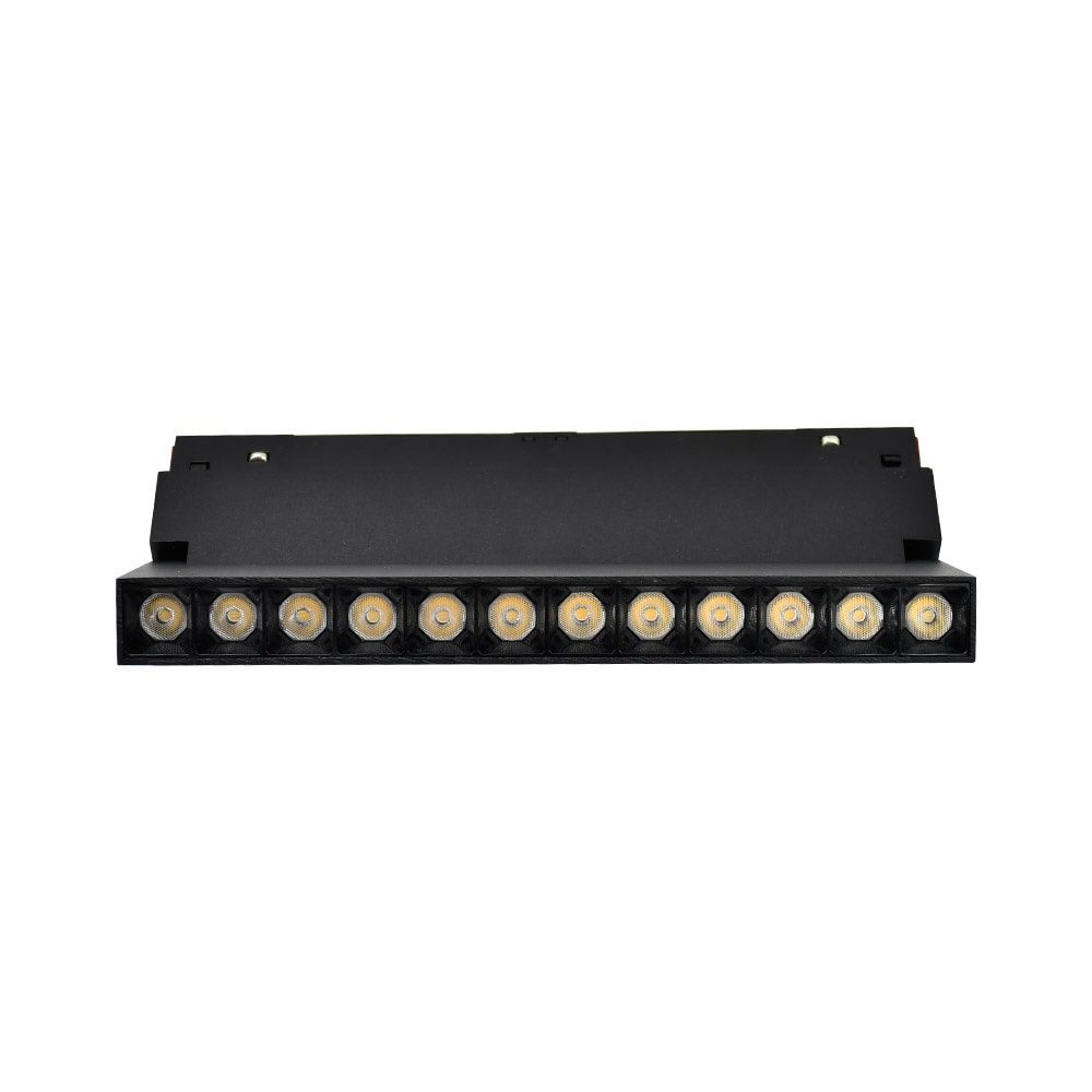 Магнітний трековий світильник PROLUM&trade; M20; 12W; 48V; Чорний SERIES "MG""; CCT TuyaSmart 741017 купити в Харкові, Україні: ціна, відгуки, характеристики