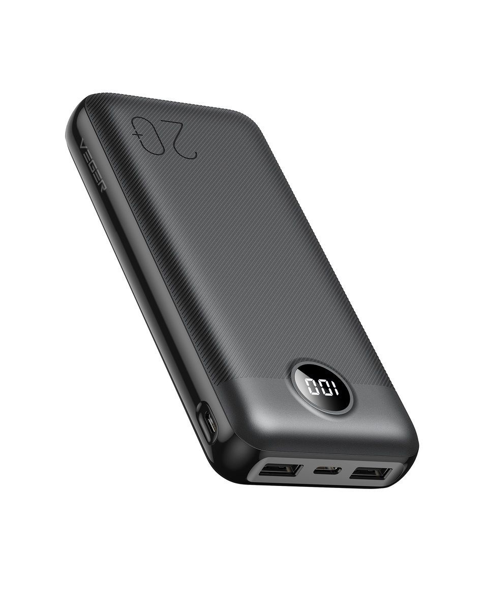 Зовнішній акумулятор Power Bank VEGER 10000MAH (W1105PD) W2039PD купити в Харкові, Україні: ціна, відгуки, характеристики