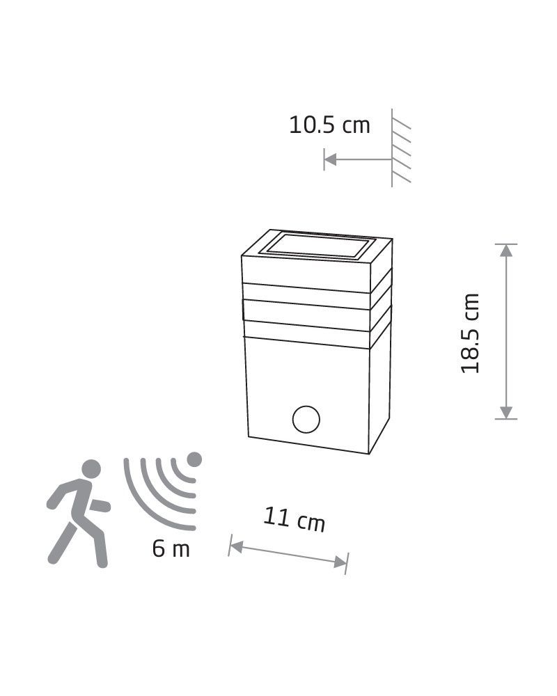 Світильник вуличний Nowodvorski RIO I sensor 7017 7017 купити в Харкові, Україні: ціна, відгуки, характеристики