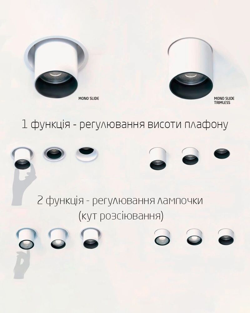Світильник вбудований Nowodvorski MONO SLIDE Чорний/Золотий 10800 10800 купити в Харкові, Україні: ціна, відгуки, характеристики