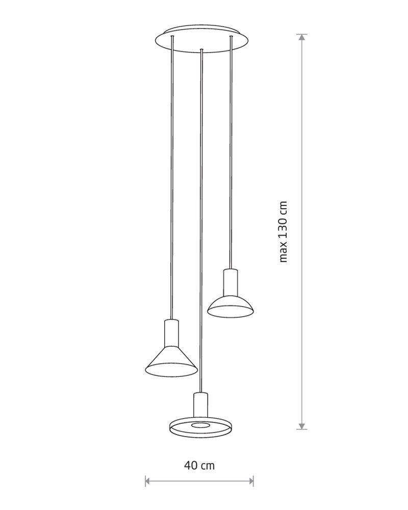 Підвісний світильник Nowodvorski HERMANOS III Чорний 10905 10905 купити в Харкові, Україні: ціна, відгуки, характеристики