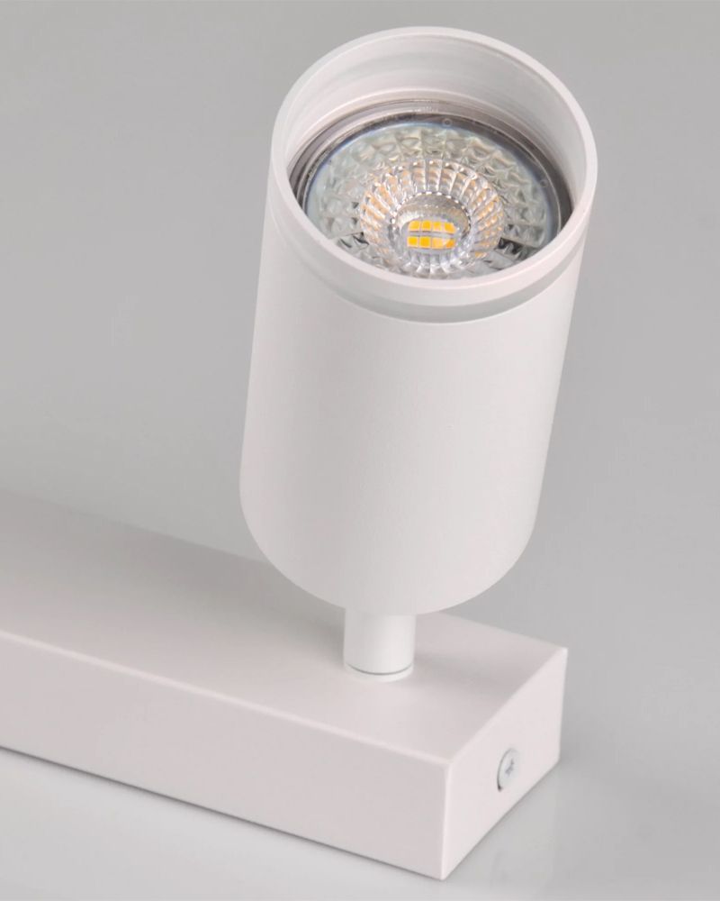 Світильник поворотний, спот Goldlux Paris GU10 2x10W IP20 білий 322289 322289-PLX купити в Харкові, Україні: ціна, відгуки, характеристики
