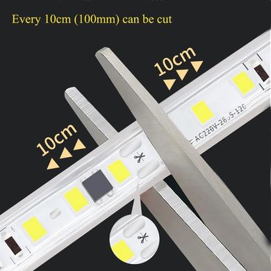 Светодиодная LED лента PROLUM™ 220V; 2835\120; IP67; 8 ММ; Series "S" 361009 купить в Харькове, Украине: цена, отзывы, характеристики