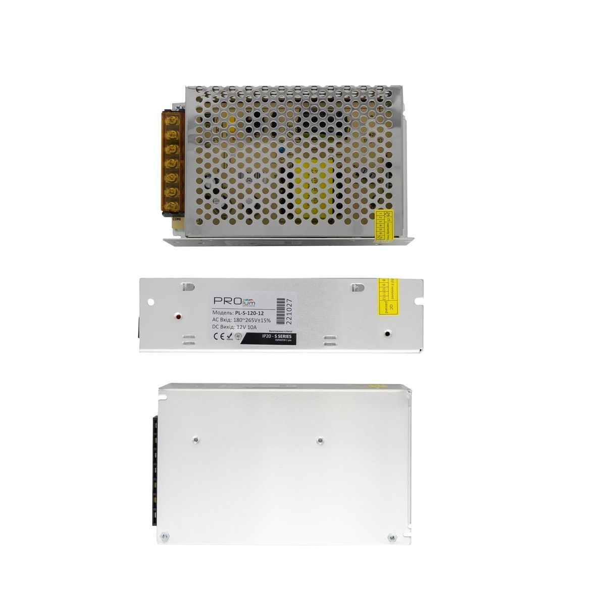 Блок живлення PROLUM&trade; 12V "S" 221027 купити в Харкові, Україні: ціна, відгуки, характеристики