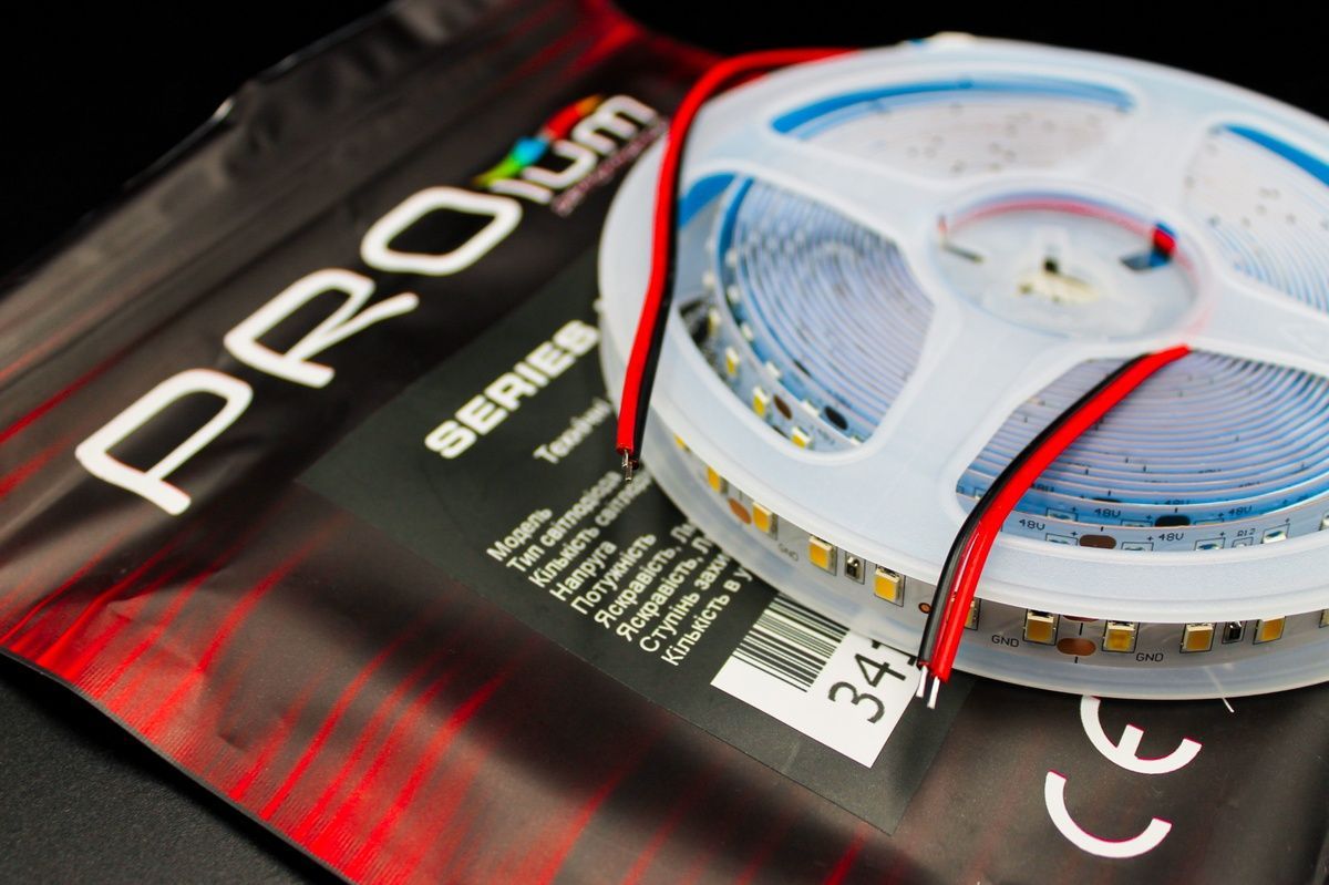 Светодиодная LED лента PROLUM&trade; 48V; 2835\120; IP20; Series "SG" 341001-S купить в Харькове, Украине: цена, отзывы, характеристики