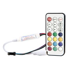 Контролер SMART RGB PROLUM (21 кнопка; IR; 6A; WS2811;WS2812) 402018 купити в Харкові, Україні: ціна, відгуки, характеристики