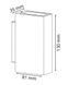 Вуличний світильник Goldlux Orlean LED 2x2.5W 4000K 430Lm IP54 графітовий 319814 319814-PLX