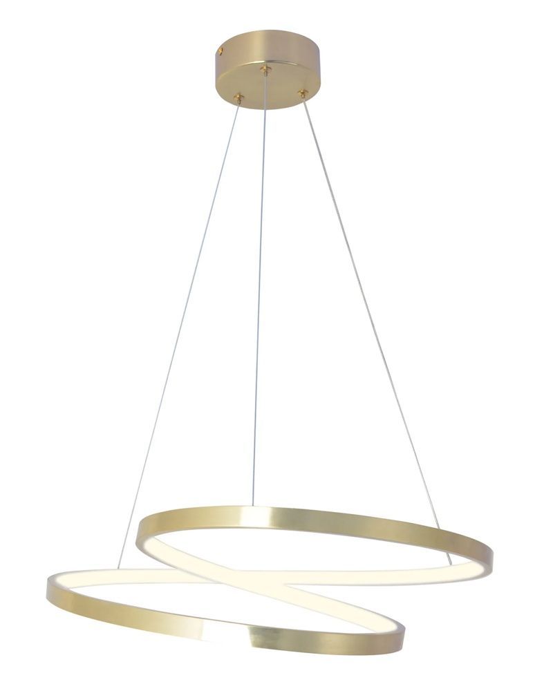 Люстра Goldlux Zefira LED 1x40W 4000K 3700Lm IP20 золотая 328052 328052-PLX купить в Харькове, Украине: цена, отзывы, характеристики