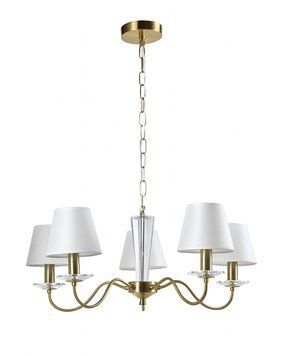 Люстра Edlin 3PL321167-5 Moren E14 5x12W IP20 латунна 32205325 3PL321167-5 купити в Харкові, Україні: ціна, відгуки, характеристики