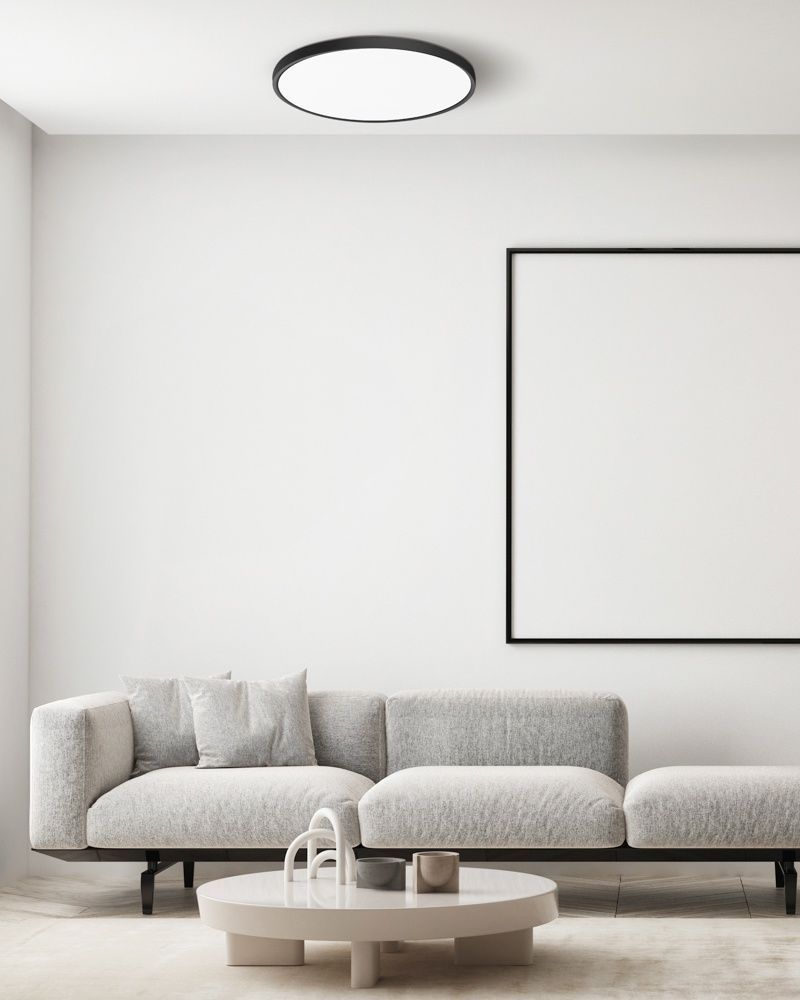 Світильник стельовий Italux PLF-35263-480R-36W-BL Calvi LED 1x36W 2800K-6000K 4300Lm IP20 чорний PLF-35263-480R-36W-BL купити в Харкові, Україні: ціна, відгуки, характеристики