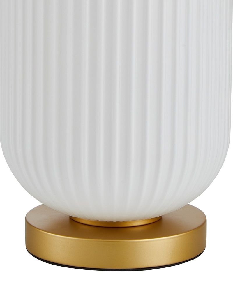 Настольная лампа Italux TB-28798-1-GD-WH Olmeto E27 1x10W IP20 золота TB-28798-1-GD-WH купить в Харькове, Украине: цена, отзывы, характеристики