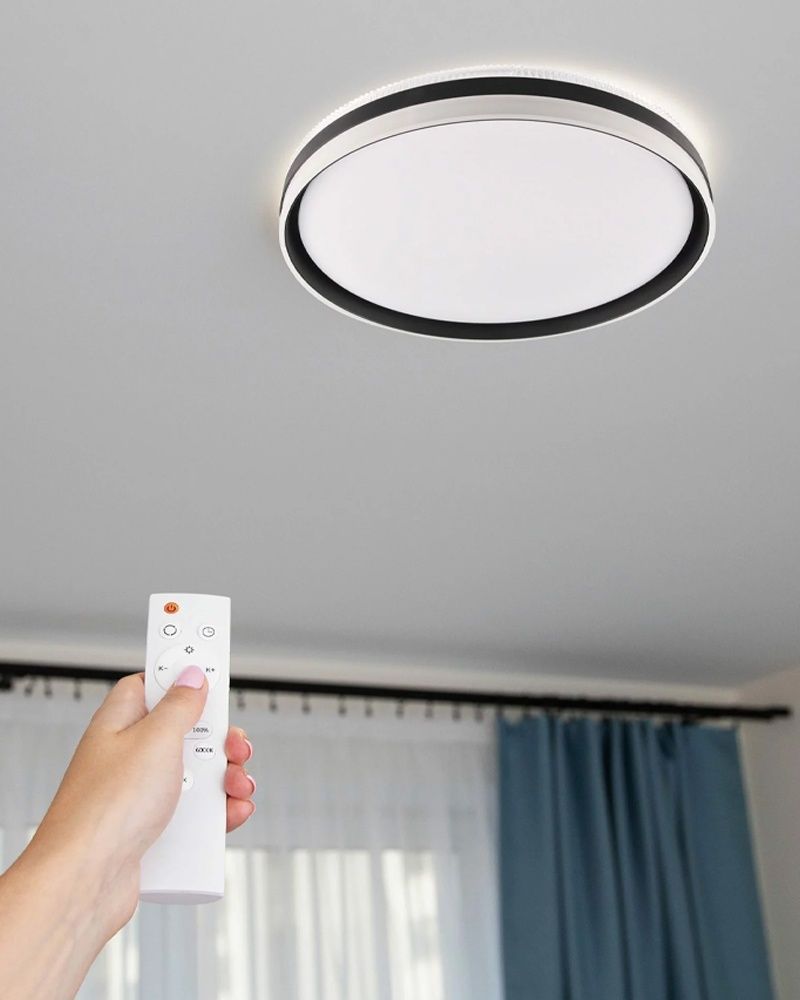 Потолочный светильник с пультом Goldlux Barbara LED 1x72W 3000K-6000K 8000Lm IP44 черный 326683 326683-PLX купить в Харькове, Украине: цена, отзывы, характеристики