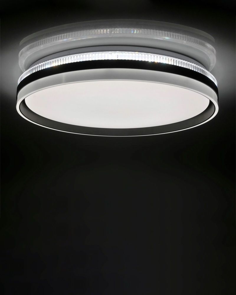 Потолочный светильник с пультом Goldlux Barbara LED 1x72W 3000K-6000K 8000Lm IP44 черный 326683 326683-PLX купить в Харькове, Украине: цена, отзывы, характеристики