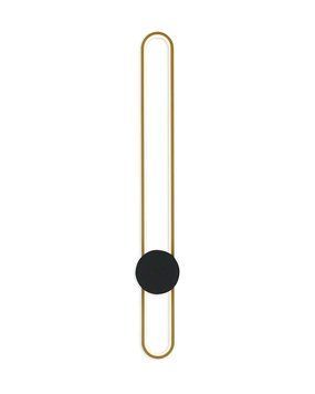 Бра, настінний світильник Goldlux Florentyna LED 1x24W 4000K 3000Lm IP20 золотий 333933 333933-PLX купити в Харкові, Україні: ціна, відгуки, характеристики