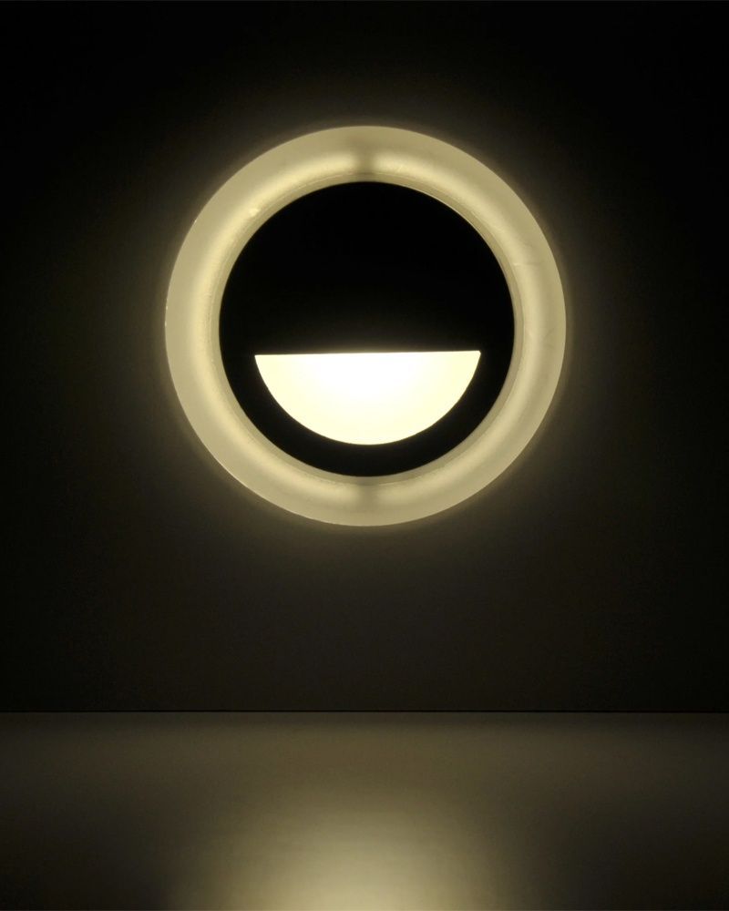 Светильник для подсветки лестницы/коридора Goldlux Q4 LED 1x3W 4000K 40Lm IP44 графитовый 313706 313706-PLX купить в Харькове, Украине: цена, отзывы, характеристики