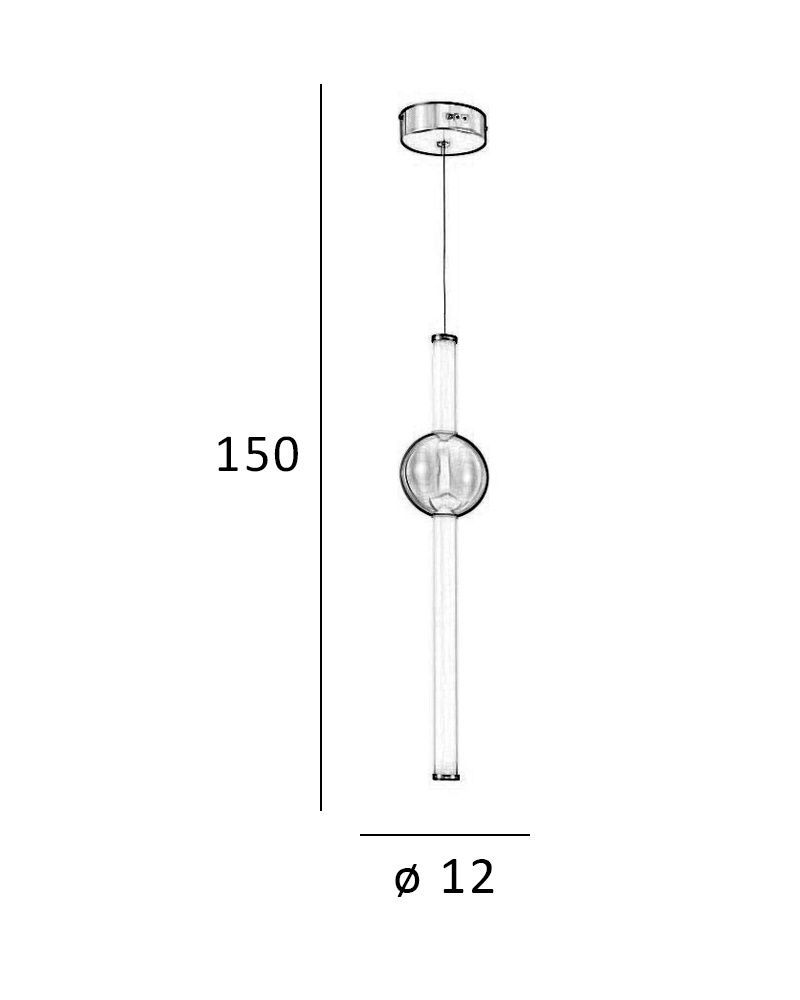 Подвесной светильник, люстра Italux PND-16357-CA-1 Halling LED 1x13.3W 3000K 1215Lm IP20 золотой PND-16357-CA-1 купить в Харькове, Украине: цена, отзывы, характеристики