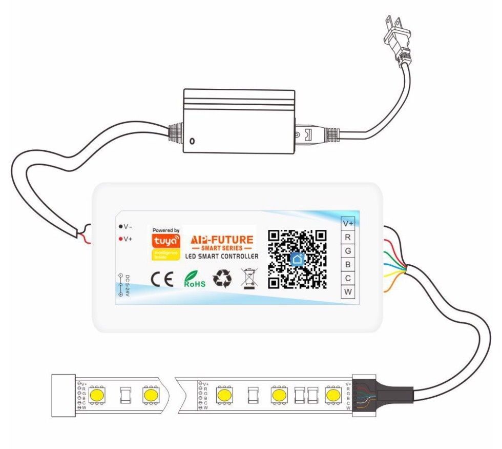 Контролер PROLUM RGB; Wi-Fi; TUYA; TOUCH; 18A; Series: HomeLink 404001 купити в Харкові, Україні: ціна, відгуки, характеристики