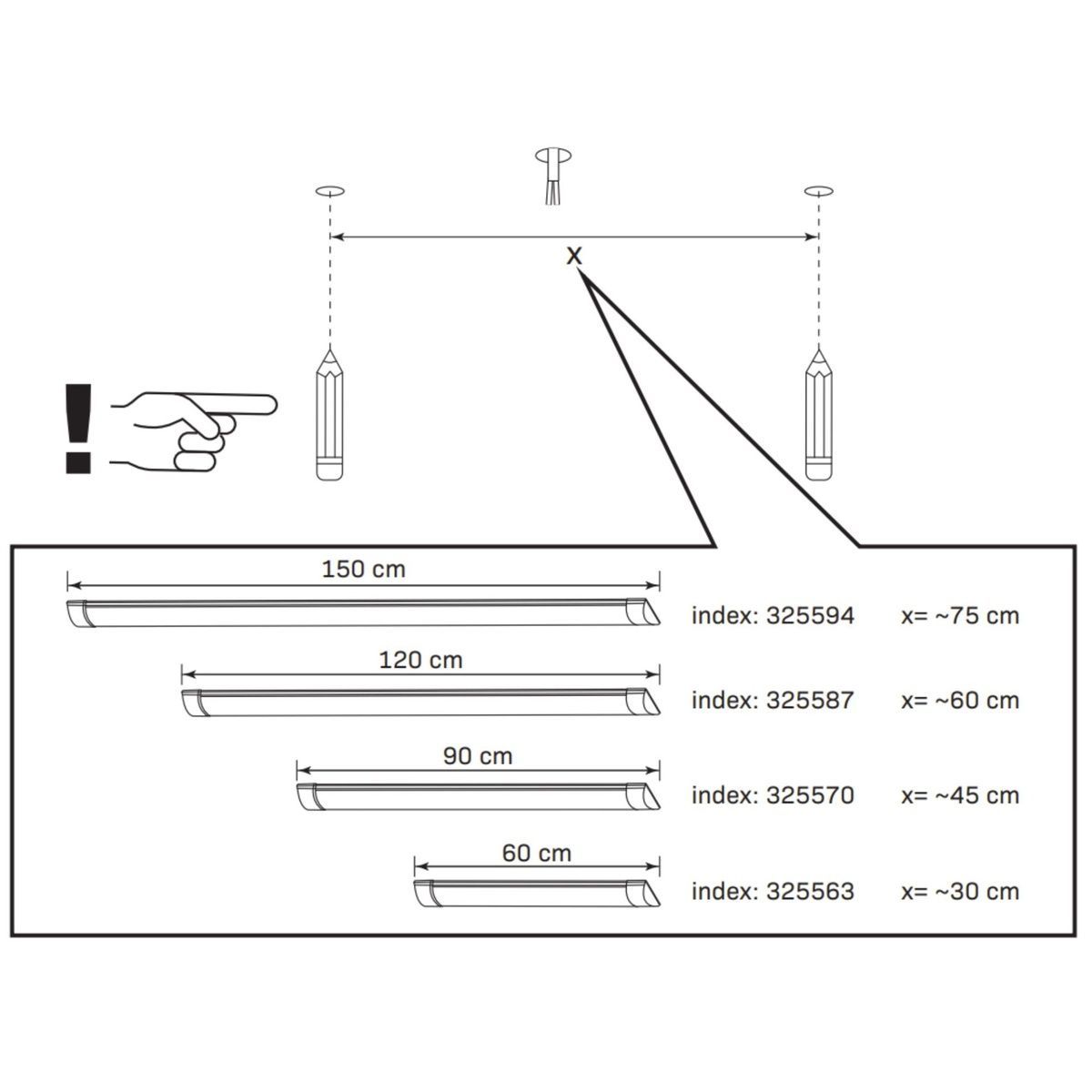 Потолочный светильник Goldlux Oprawa LED 1x36W 4000K 4000Lm IP20 белый 325587 325587-PLX купить в Харькове, Украине: цена, отзывы, характеристики