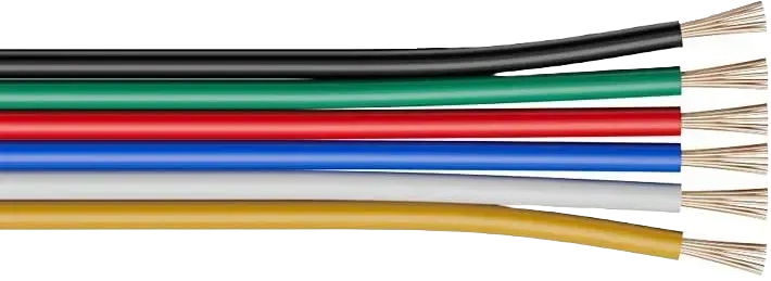 Провод PROLUM&trade; 4Р для RGB LED ленты 4х0.2 мм;AWG24;UL1007 501180 купить в Харькове, Украине: цена, отзывы, характеристики