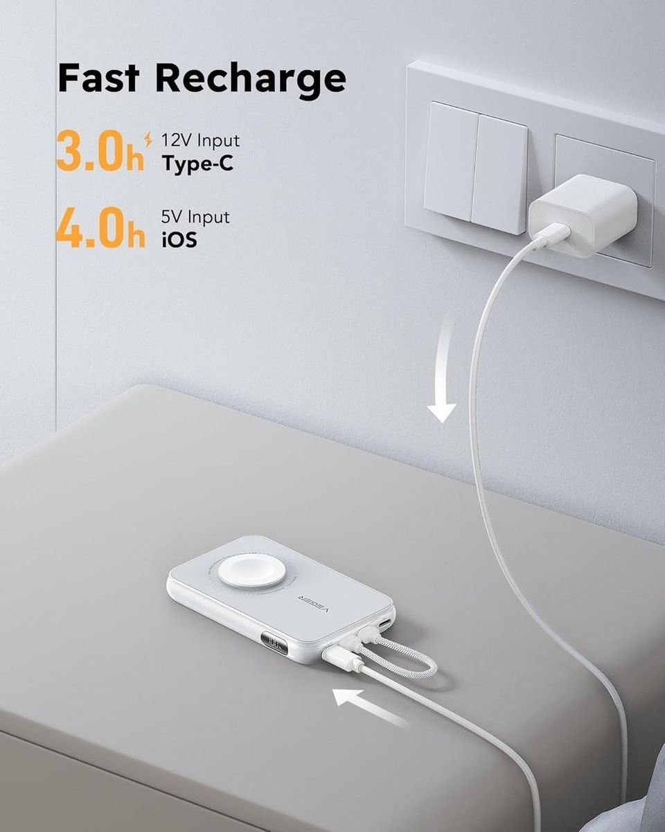 Внешний аккумулятор Power Bank VEGER PD 10000MAH (W1171) W1171 купить в Харькове, Украине: цена, отзывы, характеристики