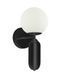 Бра, настенный светильник Italux WL-02340-1-BK Aldeva E27 1x40W IP20 черный WL-02340-1-BK