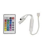 Контролер PROLUM RGB; з пультом 24 кнопки IR; Mini; BLUETOOTH; TUYA; 6A; Series: HomeLink, Артикул: 404020-S