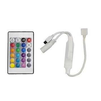 Контролер PROLUM RGB; з пультом 24 кнопки IR; Mini; BLUETOOTH; TUYA; 6A; Series: HomeLink 404020-S купити в Харкові, Україні: ціна, відгуки, характеристики