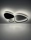 Люстра Goldlux Petra LED 1x30W 4000K 4600Lm IP20 черная 334060 334060-PLX