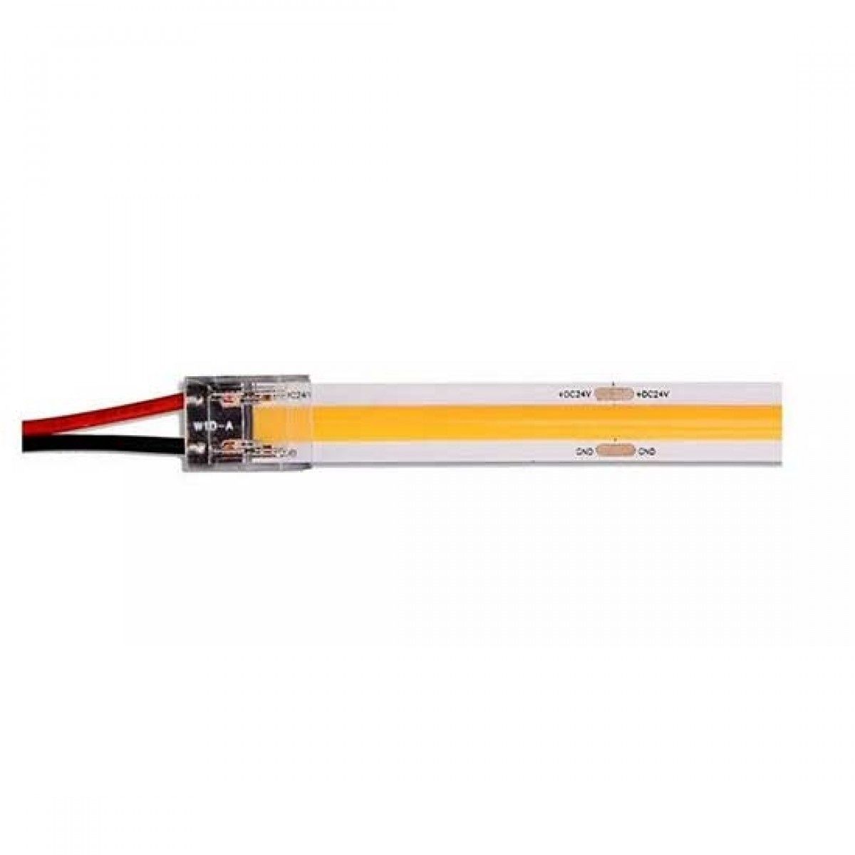 Конектор PROLUM&trade; для LED стрічки 8ММ (провід + зажим) 503038 купити в Харкові, Україні: ціна, відгуки, характеристики