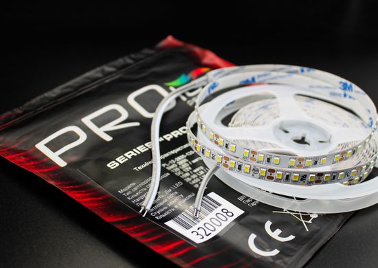 Светодиодная LED лента PROLUM™ 12V; 2835\120; IP20; Series "PRO" 320008 купить в Харькове, Украине: цена, отзывы, характеристики