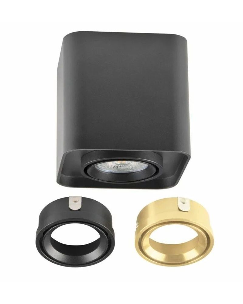 Точечный светильник Goldlux Xeno GU10 1x10W IP20 черный 325396 325396-PLX купить в Харькове, Украине: цена, отзывы, характеристики