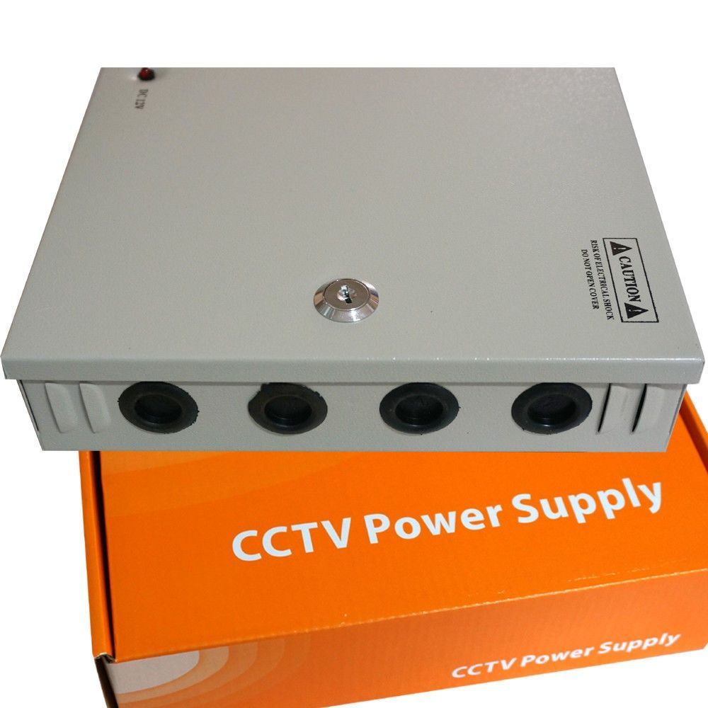 Блок питания PROLUM&trade; 12V, 180W, 15A, 9 каналов, Series "ССTV" 221011-S купить в Харькове, Украине: цена, отзывы, характеристики
