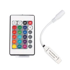 Контролер RGB MINI PROLUM інфрачервоний (IR, 24 кнопки 6A) 402010 купити в Харкові, Україні: ціна, відгуки, характеристики