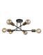 Люстра Italux PND-4052-6-BL-HBR Formio E27 6x40W IP20 латунна PND-4052-6-BL-HBR