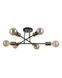 Люстра Italux PND-4052-6-BL-HBR Formio E27 6x40W IP20 латунна PND-4052-6-BL-HBR