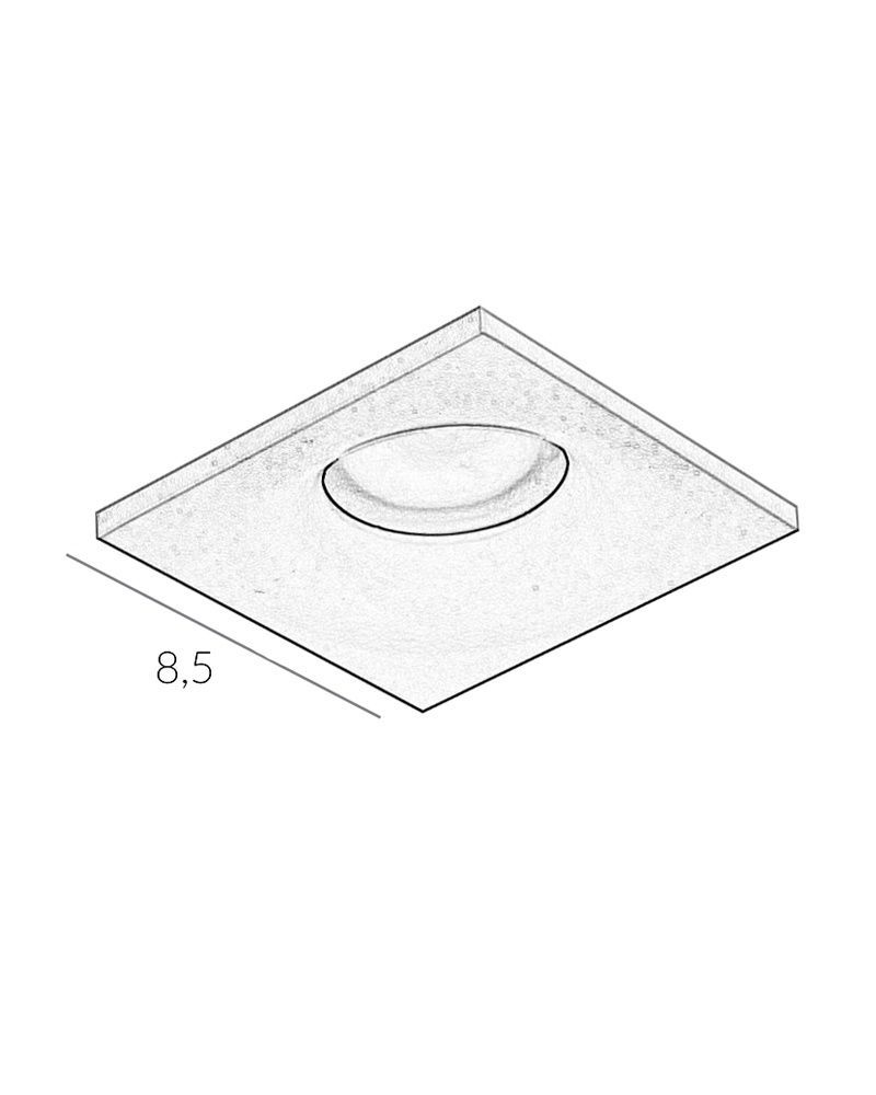 Точковий світильник Italux DL-61903-IP44-WH Naru GU10 1x10W IP44 білий DL-61903-IP44-WH купити в Харкові, Україні: ціна, відгуки, характеристики