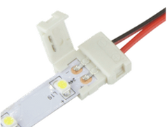 Соединительный кабель + 2 зажима для светодиодной ленты 2835\3528, 8мм 503002 купить в Харькове, Украине: цена, отзывы, характеристики